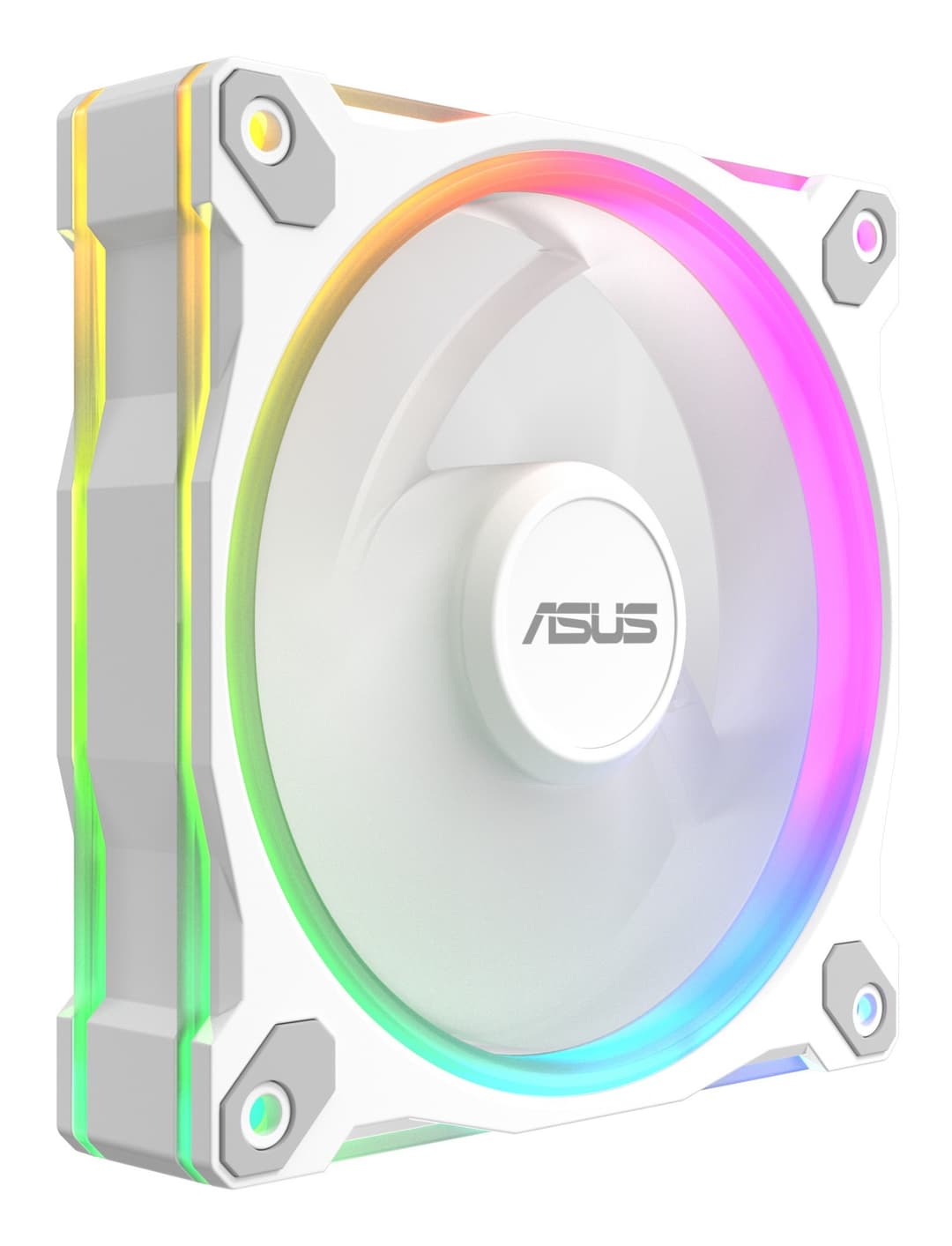 ASUS Prime MR120 ARGB 120mm Reverse PC Fan - White 1-Pack - Image 1