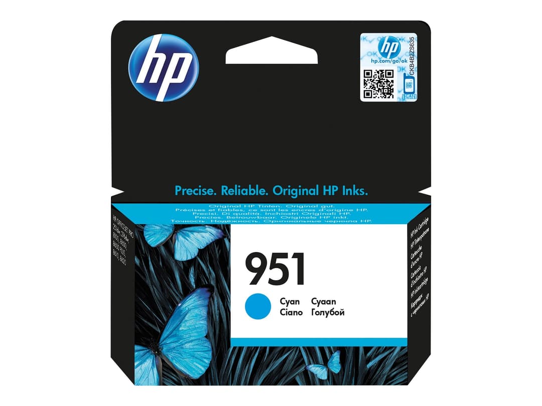 HP 951 Original Ink Cartridge (Up to 700 Pages) - Cyan - Image 1