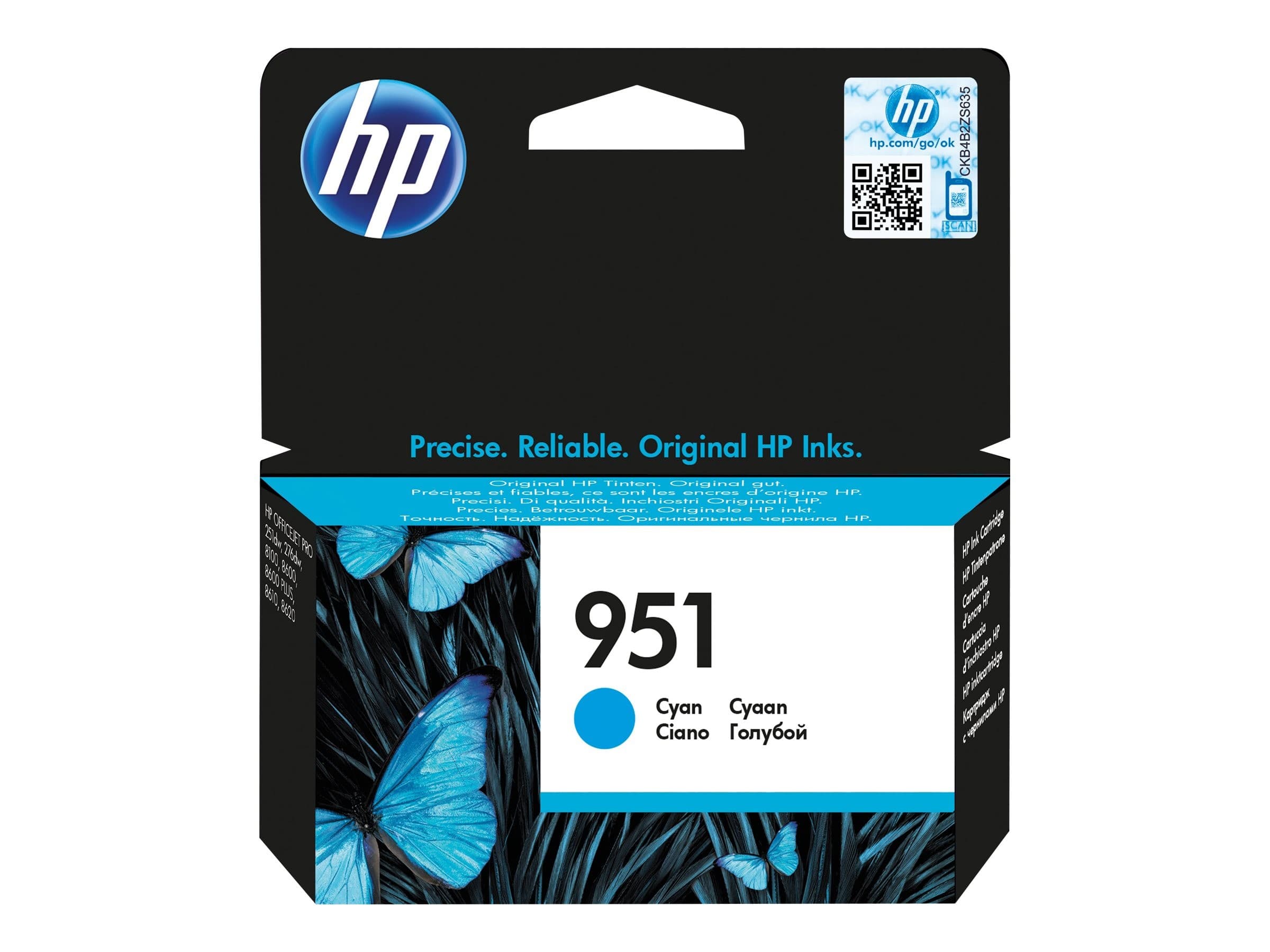 HP 951 Original Ink Cartridge (Up to 700 Pages) - Cyan
