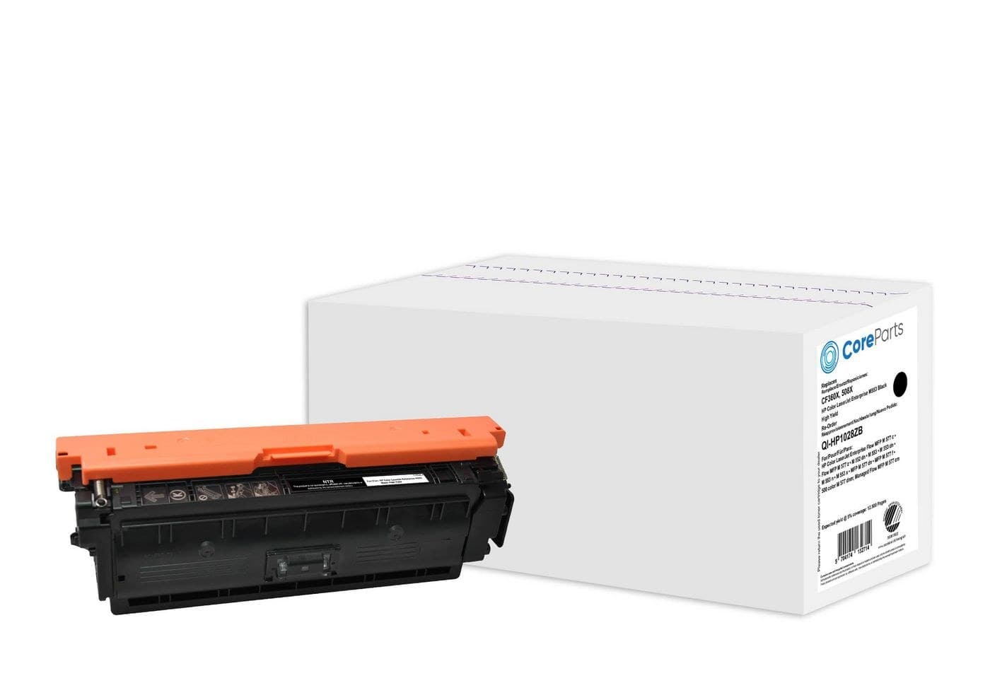 CoreParts Compatible Toner Cartridge for HP 508X High Yield (CF360X) - Black