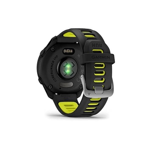 Garmin Forerunner 170 Music 43mm GPS Running Smartwatch - Black/Amp Yellow - Image 5