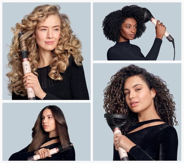 Dyson Airwrap Co-anda2x Multi-Styler & Dryer for Curly + Coily Hair - Amber Silk & Pink Champagne - Image 4