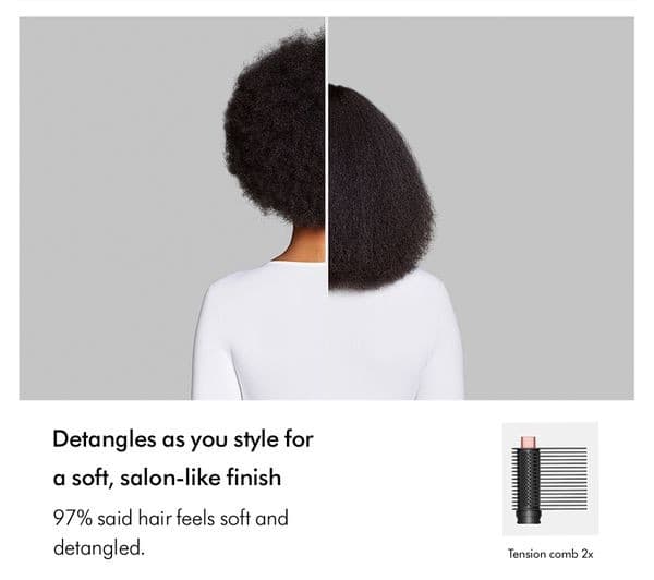 Dyson Airwrap Co-anda2x Multi-Styler & Dryer for Curly + Coily Hair - Amber Silk & Pink Champagne - Image 6
