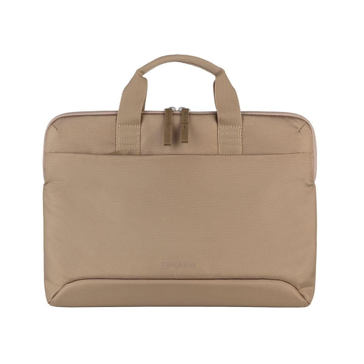 Tucano Smilza Super Slim Laptop Bag for 13-14 Inch Laptops, MacBook Compatible - Beige