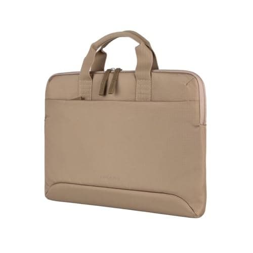 Tucano Smilza Super Slim Laptop Bag for 13-14 Inch Laptops, MacBook Compatible - Beige - Image 5