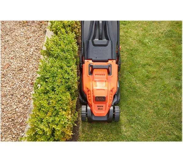 BLACK + DECKER BEMW471BH Corded Rotary Lawn Mower - Orange - Image 9