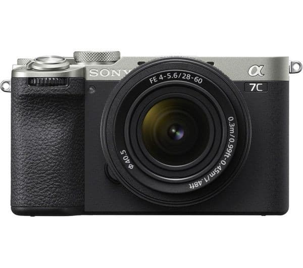 Sony a7C II Mirrorless Camera - Silver, FE 28-60mm f/4-5.6 Lens - Image 1