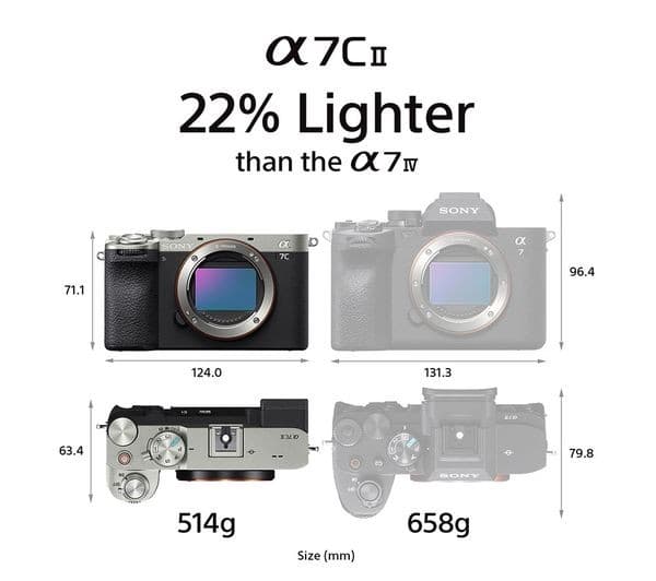 Sony a7C II Mirrorless Camera - Silver, FE 28-60mm f/4-5.6 Lens - Image 7