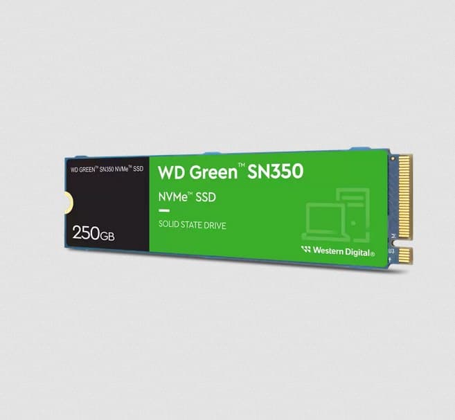 WD Green SN350 M.2 2280 PCIe 3.0 NVMe Internal SSD - 250GB - Image 2