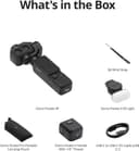 DJI Osmo Pocket 4P Standard Combo Dual-Lens Camera 4K 240fps 3-Axis Gimbal - Classic Black thumbnail 7
