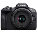 Canon EOS R100 24.1MP APS-C Mirrorless Camera with RF-S 18-45mm f/4.5-6.3 IS STM Lens - Black thumbnail 1