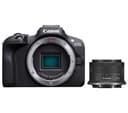Canon EOS R100 24.1MP APS-C Mirrorless Camera with RF-S 18-45mm f/4.5-6.3 IS STM Lens - Black thumbnail 3