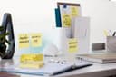3M Post-it Super Sticky Notes 654-SSCY-P8+4, 76 x 76 mm, Yellow, 90 Sheets per Pad thumbnail 4