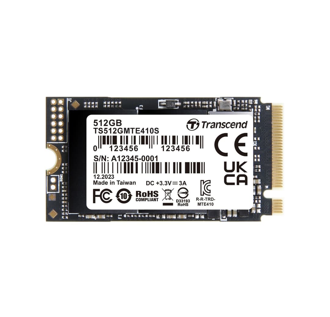 Transcend MTE410S M.2 2242 PCIe 4.0 NVMe Internal SSD 512GB - Image 1
