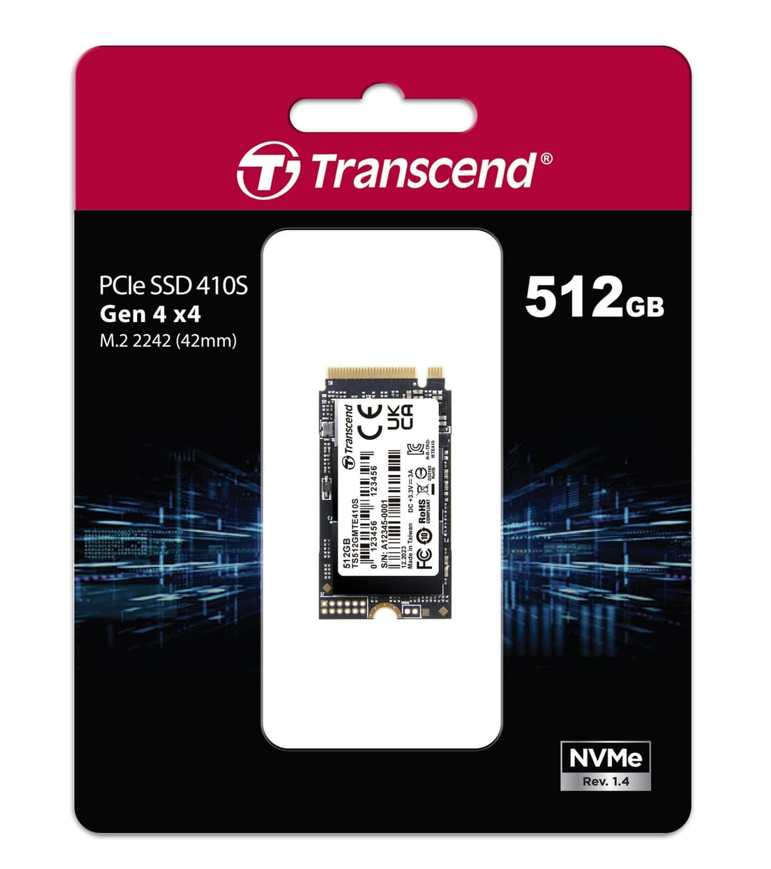 Transcend MTE410S M.2 2242 PCIe 4.0 NVMe Internal SSD 512GB - Image 2