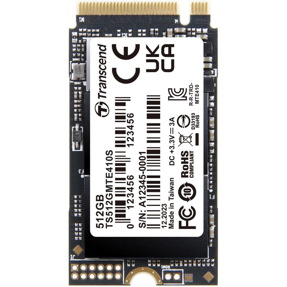 Transcend MTE410S M.2 2242 PCIe 4.0 NVMe Internal SSD 512GB - Image 3
