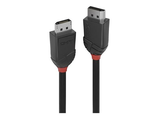 Lindy Black Line DisplayPort 1.2 Cable 2m - Black - Image 2