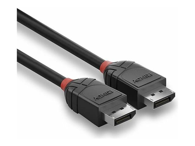 Lindy Black Line DisplayPort 1.2 Cable 2m - Black - Image 4