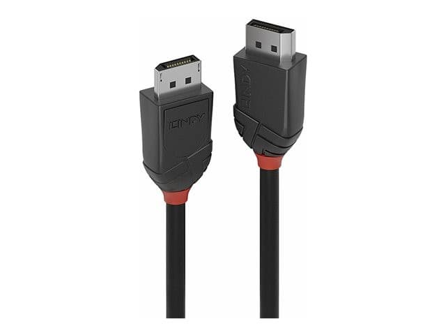 Lindy Black Line DisplayPort 1.2 Cable 2m - Black - Image 5