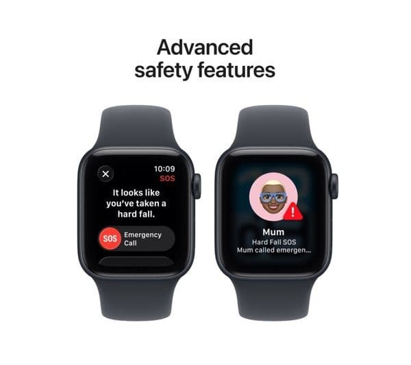 Apple Watch SE 3 GPS + Cellular 40mm Midnight Aluminium Case with Midnight Sport Band - M/L - Image 7