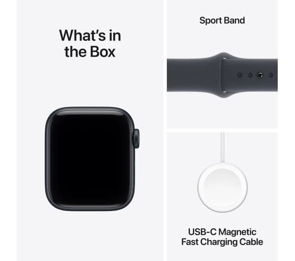 Apple Watch SE 3 GPS + Cellular 40mm Midnight Aluminium Case with Midnight Sport Band - M/L - Image 9