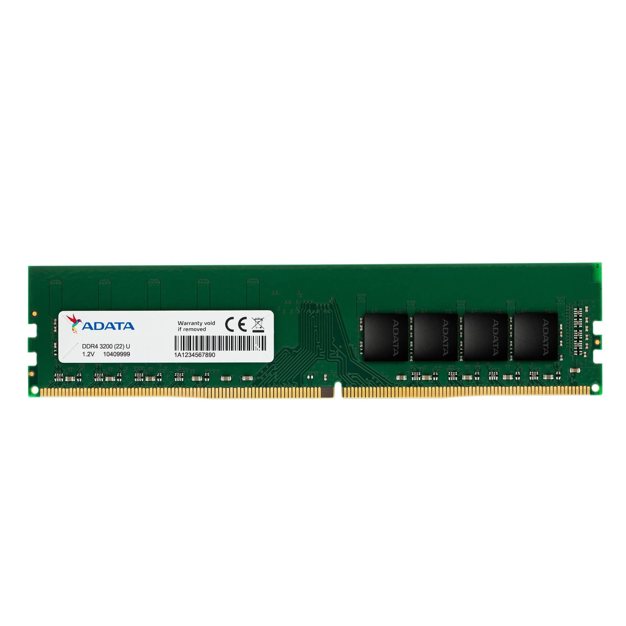 ADATA Premier DDR4 3200MHz CL22 288-pin U-DIMM Desktop Memory 32GB