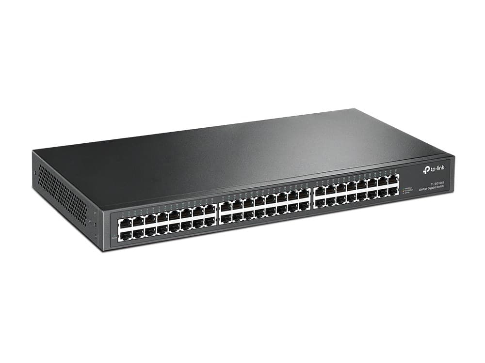 TP-Link TL-SG1048 network switch Unmanaged Gigabit Ethernet (10/100/1000) 1U Black - Image 2