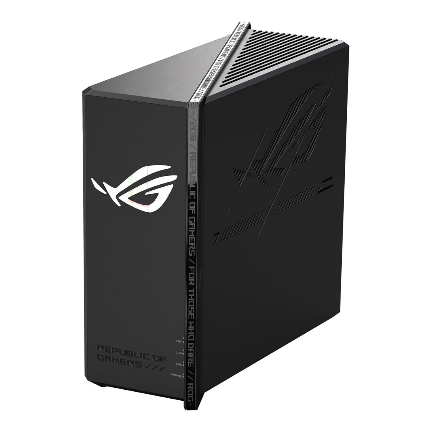 ASUS ROG Strix GS-BE18000 WiFi 7 Tri-Band Gaming Router Black
