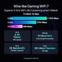ASUS ROG Strix GS-BE18000 WiFi 7 Tri-Band Gaming Router Black thumbnail 6