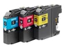 Brother LC125XL Rainbow Pack - high capacity - yellow, cyan, magenta - original - ink cartridge thumbnail 3
