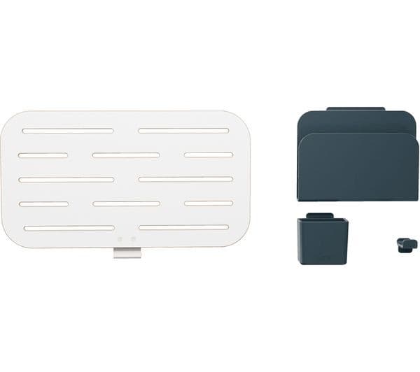 Leitz Ergo Small Pegboard Desk Organiser 65480000, 42 x 25 cm - White - Image 2