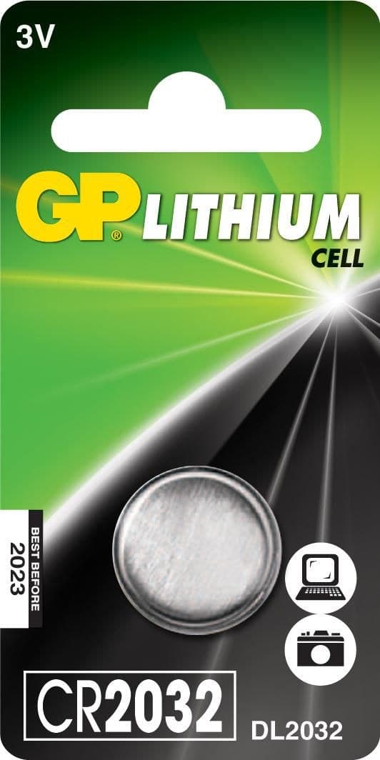GP CR2032 3V Lithium Button Cell Battery - Image 1