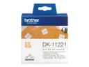 Brother DK-11221 Square Paper Labels, 23 x 23 mm, 1000 Labels - Black on White thumbnail 1