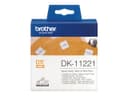 Brother DK-11221 Square Paper Labels, 23 x 23 mm, 1000 Labels - Black on White thumbnail 5