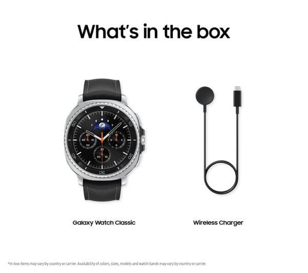 Samsung Galaxy Watch8 Classic Smartwatch 46mm Bluetooth - Black - Image 10