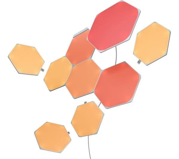 Nanoleaf Shapes Hexagons Smart Light Panels Starter Kit - 9 Panels - Image 3