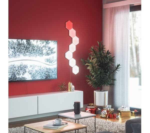 Nanoleaf Shapes Hexagons Smart Light Panels Starter Kit - 9 Panels - Image 5