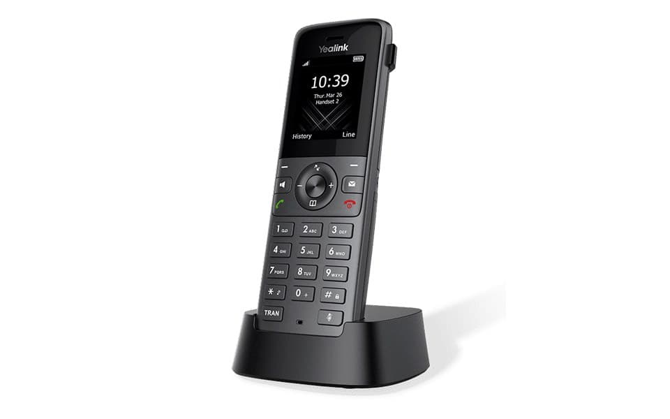 Yealink W73H DECT Cordless Handset - Black - Image 1