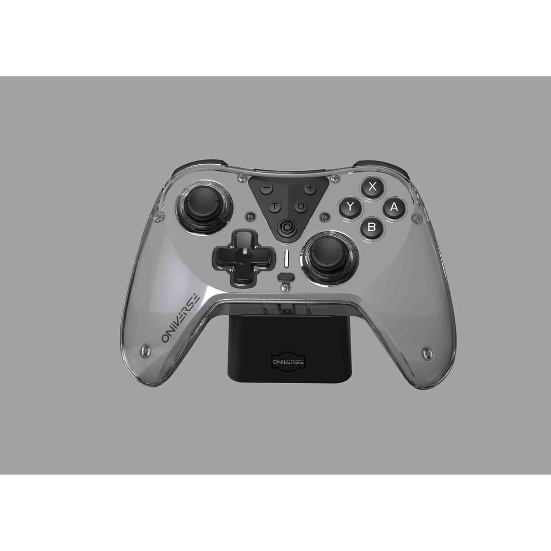 Oniverse Astralite Wireless Bluetooth Controller & Charging Station for Nintendo Switch, PC & Mobile - Nisa Grey - Image 5