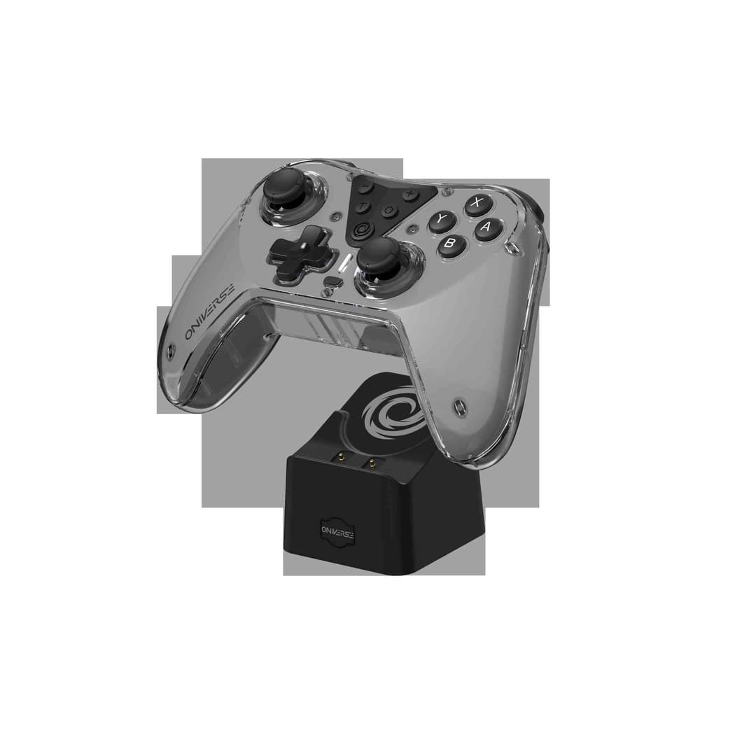 Oniverse Astralite Wireless Bluetooth Controller & Charging Station for Nintendo Switch, PC & Mobile - Nisa Grey - Image 7