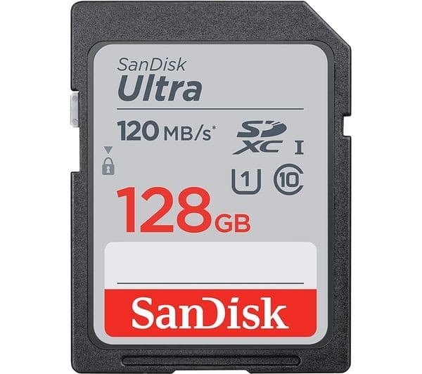 SanDisk Ultra SDXC UHS-I U1 Class 10 Memory Card 128GB