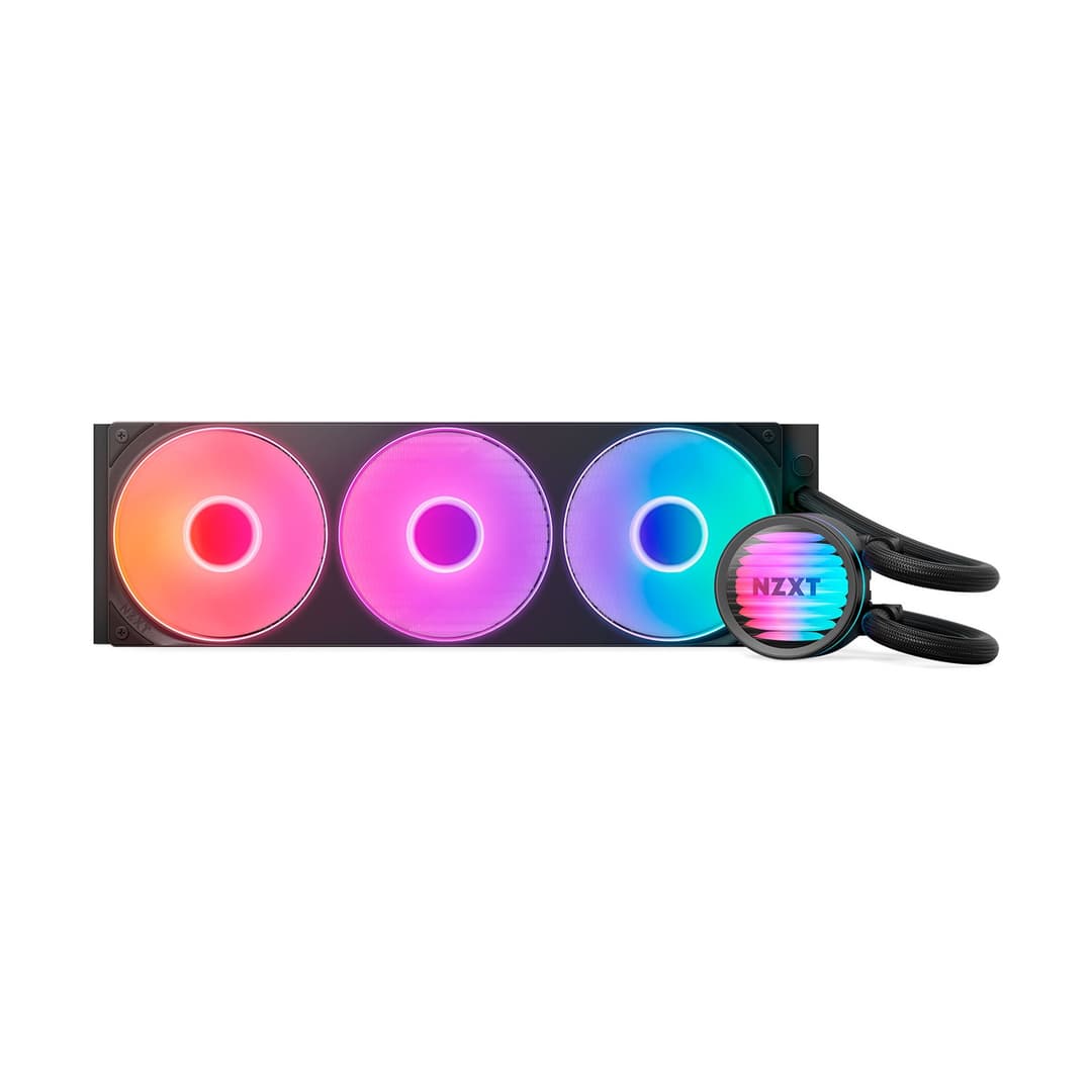 NZXT Kraken Core 360mm RGB Intel/AMD AIO Liquid CPU Cooler - Black - Image 3