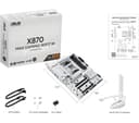 ASUS X870 MAX GAMING WIFI7 AMD AM5 DDR5 ATX Motherboard - White thumbnail 2