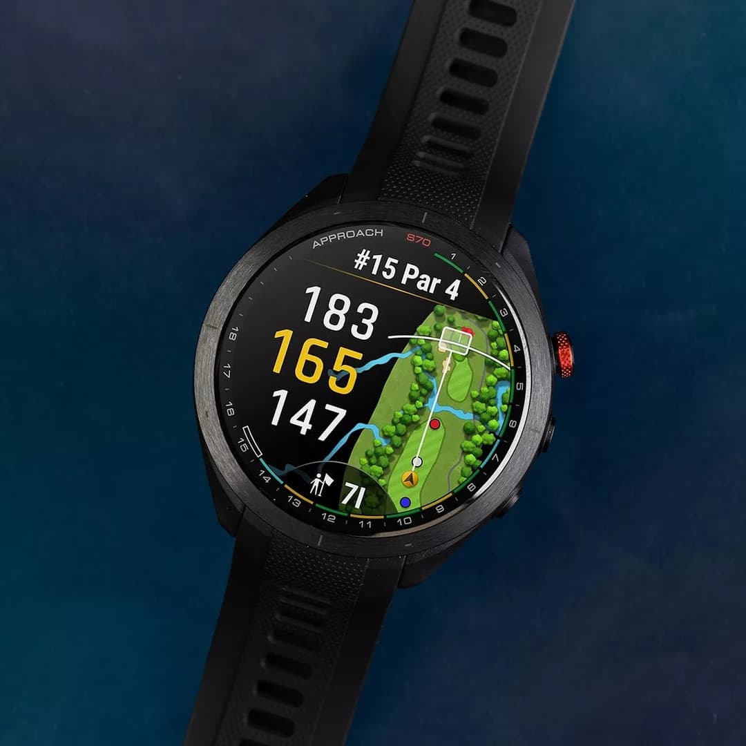 Garmin Approach S70 47mm GPS Golf Smartwatch - Black - Image 2