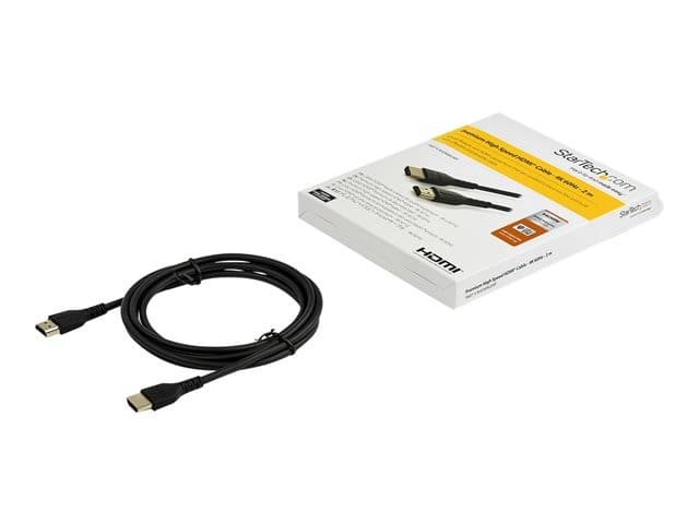 StarTech HDMI 2.0 Cable Ethernet 2m Black - Image 5