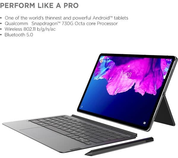 Lenovo Tab P11 Pro 11.5 Inch 128GB 6GB RAM WiFi Android Tablet OLED Dolby Vision - Grey - Image 5