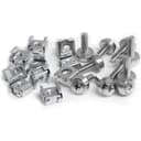 StarTech.com M5 Mounting Screws and Cage Nuts for Server Rack Cabinet, Silver - 50 Pack thumbnail 2