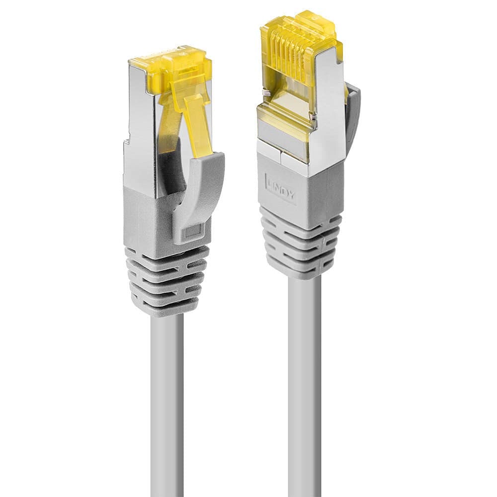 Lindy 0.5m Cat.7 RJ45 S/FTP LSZH Network Cable, Grey - Image 1
