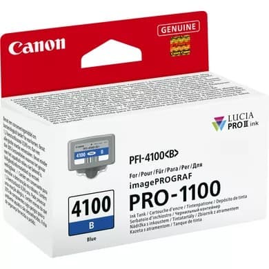 Canon PFI-4100 LUCIA PRO II Ink Cartridge 80ml - Blue - Image 3