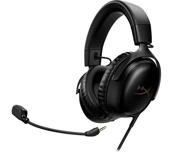 HyperX Cloud III Wired Gaming Headset, 3.5mm / USB-C / USB-A - Black - Image 1
